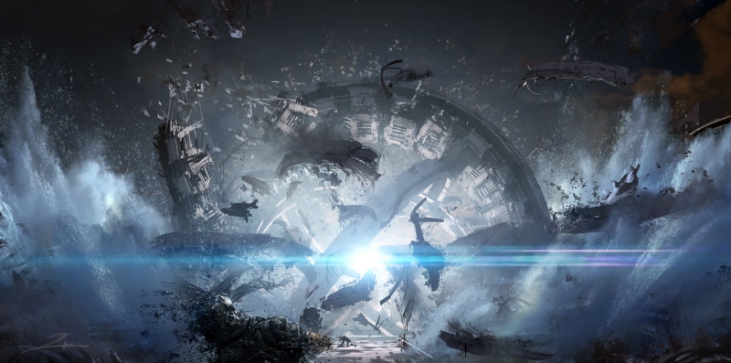 Titanfall 2, Concept art, 2K, Explosion