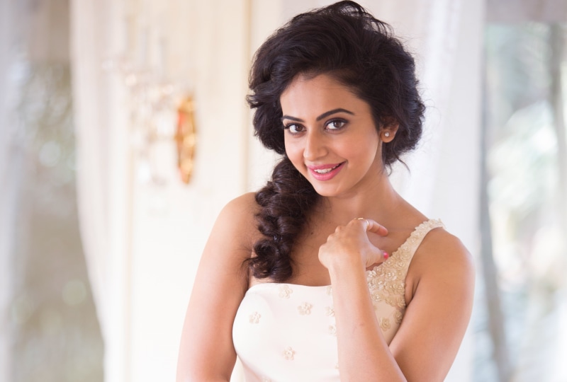 women, adult, looking at camera, happiness, indoors, one person, hair, beauty, emotion, young adult, 4K, smiling, cheerful, portrait, hairstyle, 2017-4k-rakul-preet-singh