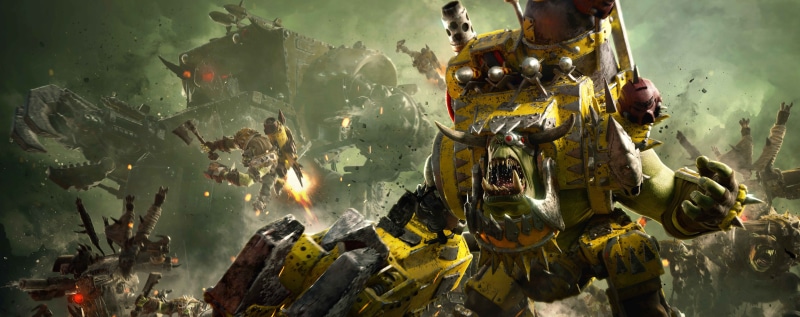 metal, animal, motion, no people, Battle, nature, Games, videogame, Strategy, smoke - physical structure, iii, faction, war, orks, dawn, keyart, water