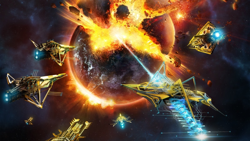 glowing, performance, composite image, sea, technology, burning, illuminated, no people, night, digital composite, 4K, starpoint gemini warlords, 2017 games