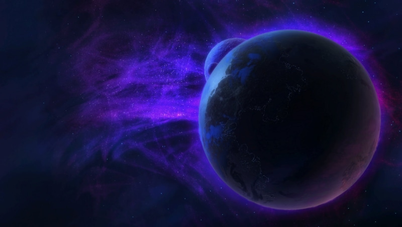 sky, planet - space, dark, planet, blue, sphere, StarCraft, beauty in nature, planet earth, astronomy, night, illuminated, velvet, space, Starcraft II