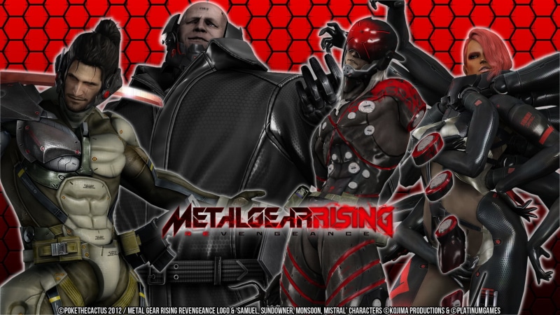 metalgear, mid adult, red, 1080P, sport, outdoors, Samuel, Monsoon, safety, platinum games, Jetstream Sam, Cyborg Ninja, MGR, case, clothing, standing
