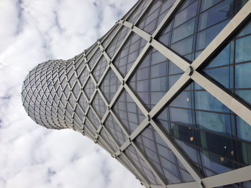 pattern, architecture, tourism, skyscraper, city, building exterior, cloud - sky, nature, outdoors, tall - high, sky, building, built structure, day, doha