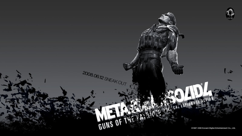 outdoors, Metal Gear Solid, western script, statue, male likeness, no people, 1080P, communication, art and craft, metal, creativity, nature