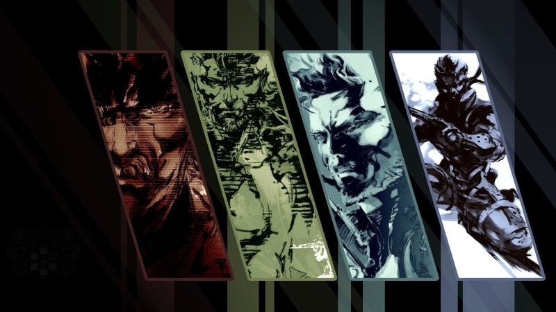 collage, Metal Gear Solid, Metal Gear Solid 4, Metal Gear Solid 2, video games, 1080P, Metal Gear Solid 3: Snake Eater