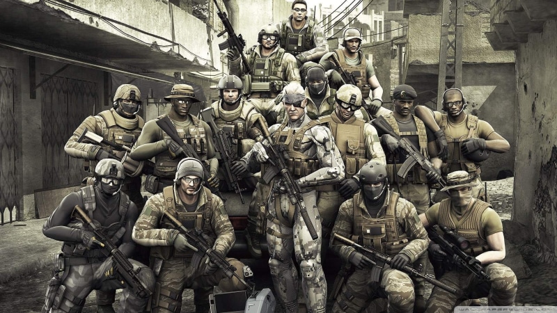 1080P, metal, hd, solid, gear, video games, soldiers, snake