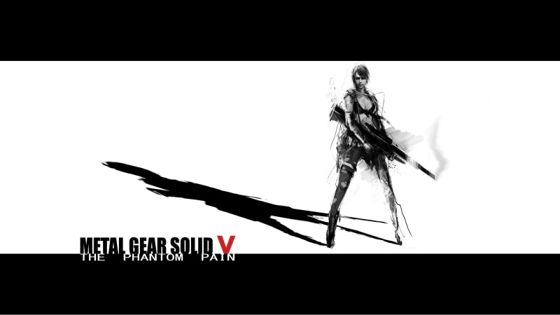 Video Game Girls, Quiet, indoors, Kojima Productions, art and craft, one person, auto post production filter, 1080P, western script, women, Metal Gear Solid V: The Phantom Pain