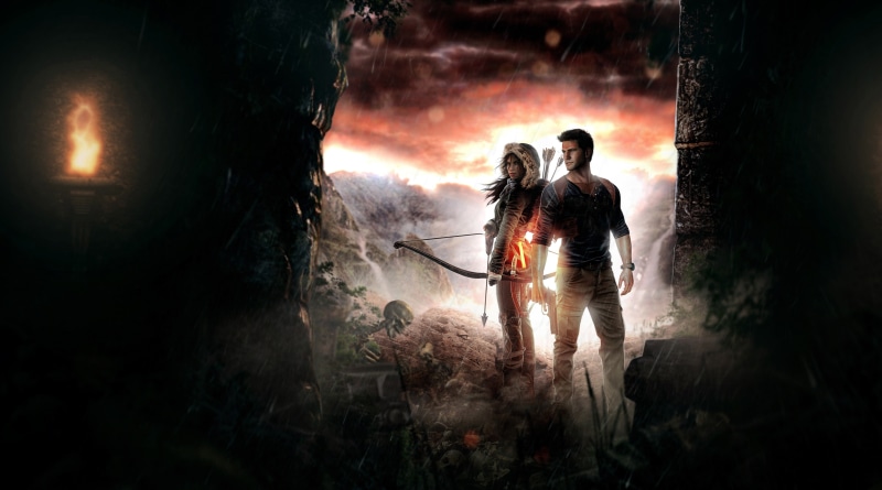 nathan, LaraCroft, nathandrake, TombRaider, drake, Tomb Raider, 5K, Games, croft, Uncharted, lara