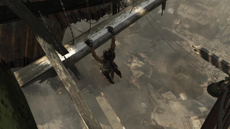 croft, 1080P, lara, climbing, tombraider