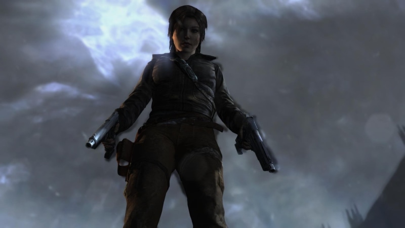 gun, croft, tombraider, 1080P, lara