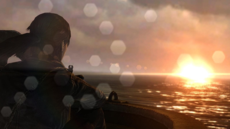 sea, sunset, boat, tombraider, lara, 1080P, croft, water