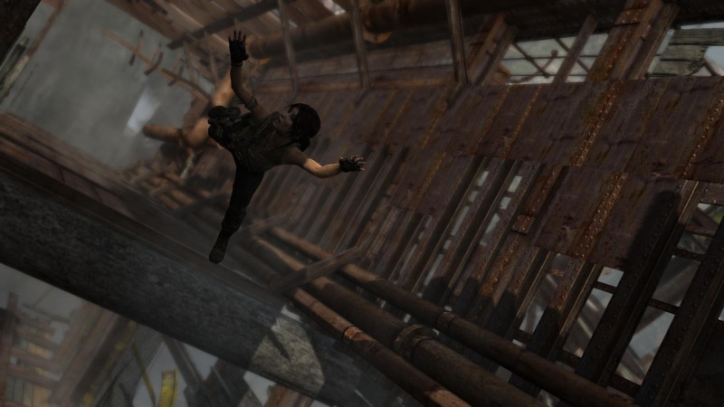 lara, fall, 1080P, tombraider, croft