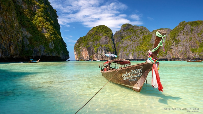 thailand, maya, Beaches, koh, island, leh, phi, 2K, bay