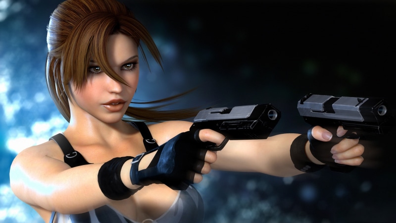 Lara, Tomb, Lovely, Raider, Pure, Croft, 2K