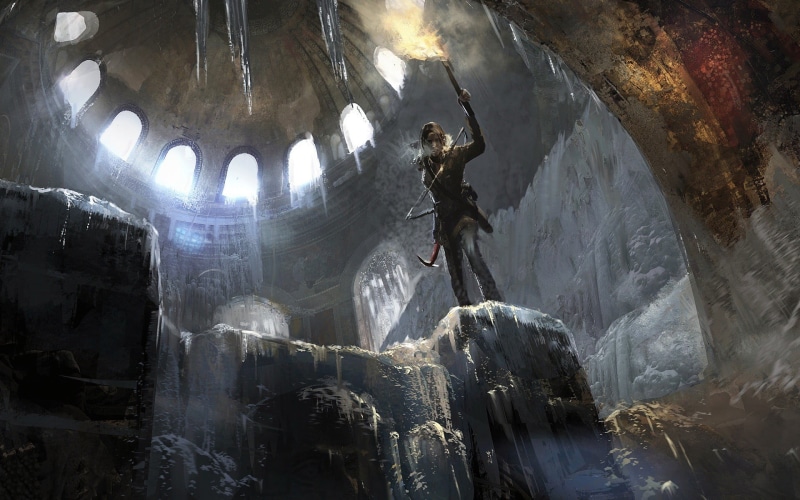 people, croft, travel destinations, 1080P, day, nature, solid, real people, Rise of the Tomb Raider, ruin, sport, architecture, sunbeam, lara, cave, religion