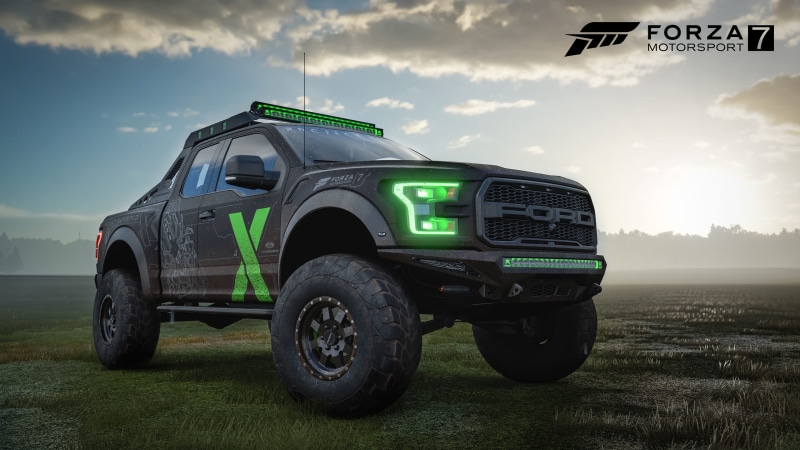 Xbox, car, Forza, f150 raptor, 4K, Video Game Art, Truck, Ford, Forza Motorsport 7, Ford Raptor