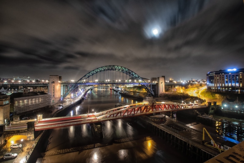 night, landscape, 720P, New 52, Newcastle-Upon-Tyne