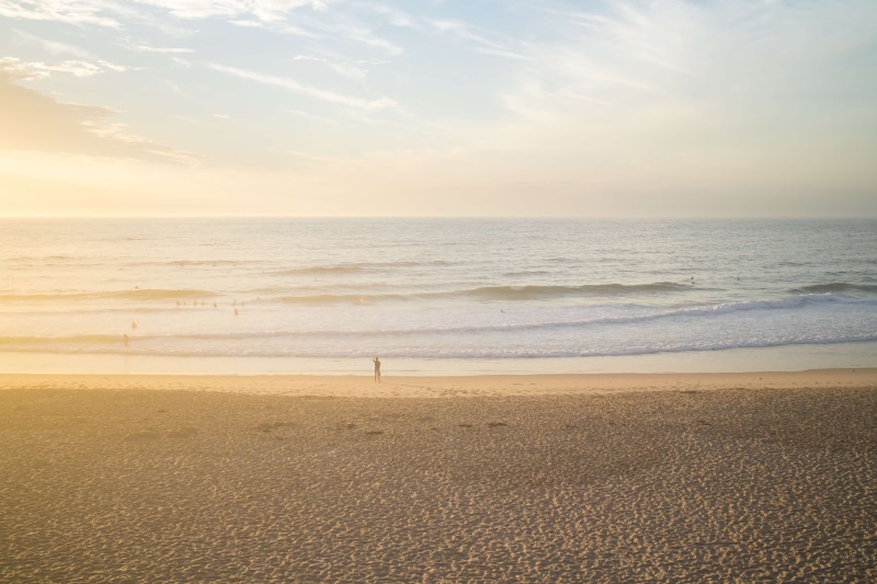 australia, ausrtralia, non-urban scene, horizon over water, beach, morning sun, nsw, sunrise, cloud - sky, sun, 4K, newcastle beach, idyllic, morning