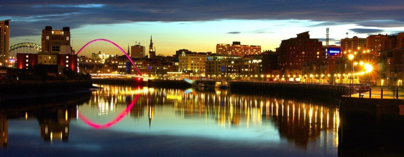 building, illumination, bridge - man made structure, urban, nature, landscape, cloud - sky, luminance, dusk, sky, sunset, quayside, colorful, city, outdoors