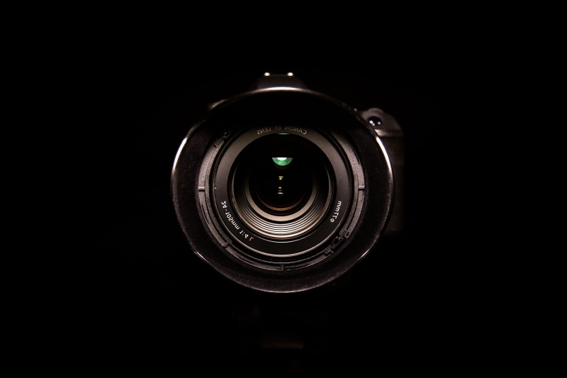 device, instrument, photography Themes, technology, digital camera, close-up, still life, zoom, optical, black Color, shutter, copy space, dlsr, studio shot