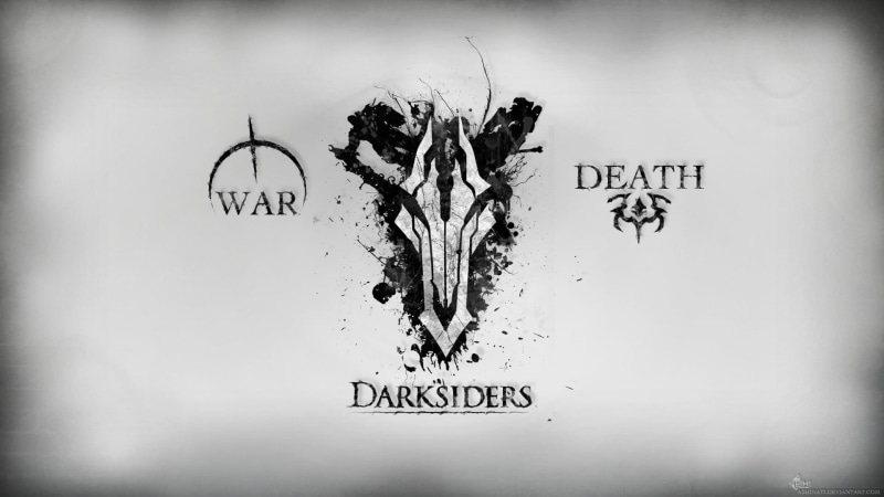 1080P, creativity, auto post production filter, darksiders, communication, sign, art and craft, indoors, no people, text, ink, the horsemen of the Apocalypse