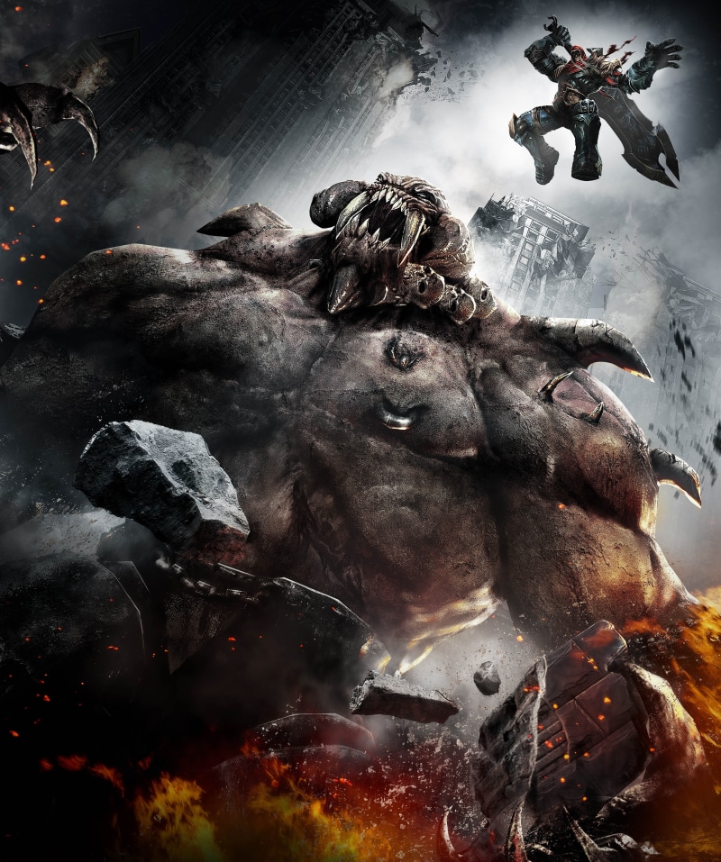warning sign, Darksiders, War (Darksiders), representation, aggression, day, animal wildlife, outdoors, nature, people, statue, application
