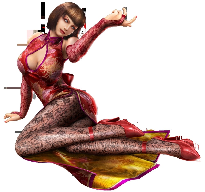 anna williams, video, x, art, Tekken, 720P, anna, williams, games, qipao, hd