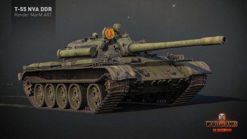 tank, fighting, ddr, cannon, armored tank, World of Tanks, no people, nva, weapon, military, the past, render, metal, 2K, history, wargaming, Т-55, navy