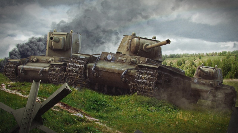 KV-2, tank, wargaming, video games, 1080P, KV-1, World of Tanks