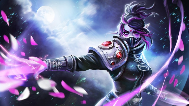 women, Valve Corporation, video games, Valve, Dota 2, Dota, hero, Templar Assassin, Lanaya, Defense of the ancient, 1080P, magic