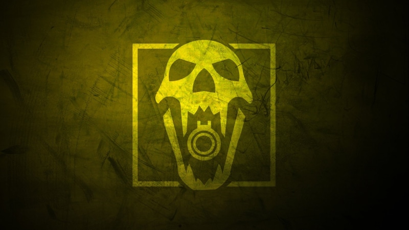 Yellow, Skull, Tom Clancys Rainbow Six: Siege, Operation Dust Line, Blackbeard (Tom Clancys Rainbow Six: Siege), Video Game, Minimalist, 1080P