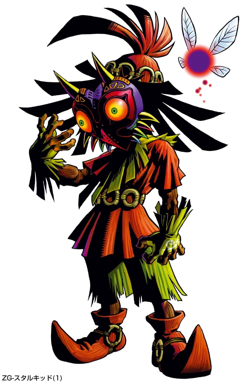 hd, games, kid, zelda, 1080P, The Legend of Zelda, video, majoras, mask, skull, legend, Majoras Mask, x, art