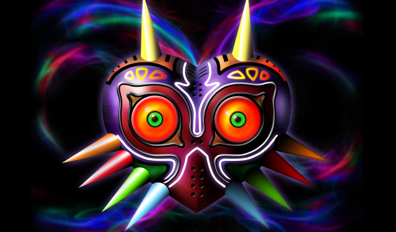 8K, The Legend of Zelda, games, majoras, mask, x, video, hd, Majoras Mask, legend, art, zelda