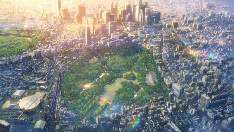 metal, px, 1920x1080 px, garden, sunset, anime, words, full, hd, alchemist, The Garden Of Words, x, art, 1080P, City