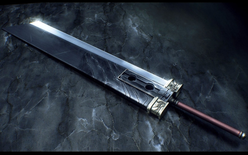 hd, 720P, vii, swords, final, art, abstract, Final Fantasy, x, fantasy, anime, Final Fantasy VII