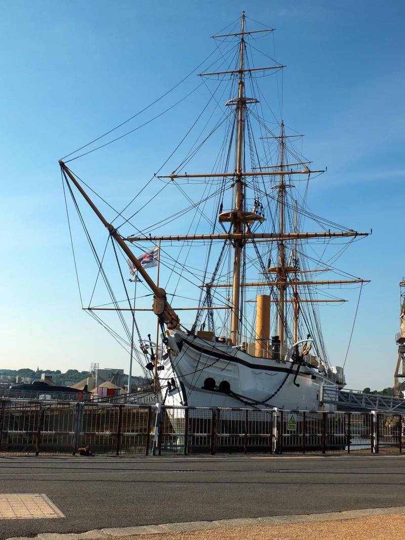day, water, lanyards, wooden, sailboat, ship, nautical, frigate, naval, the past, outdoors, sailship, 4K, nautical vessel, nature, oceanic, moored, vessel