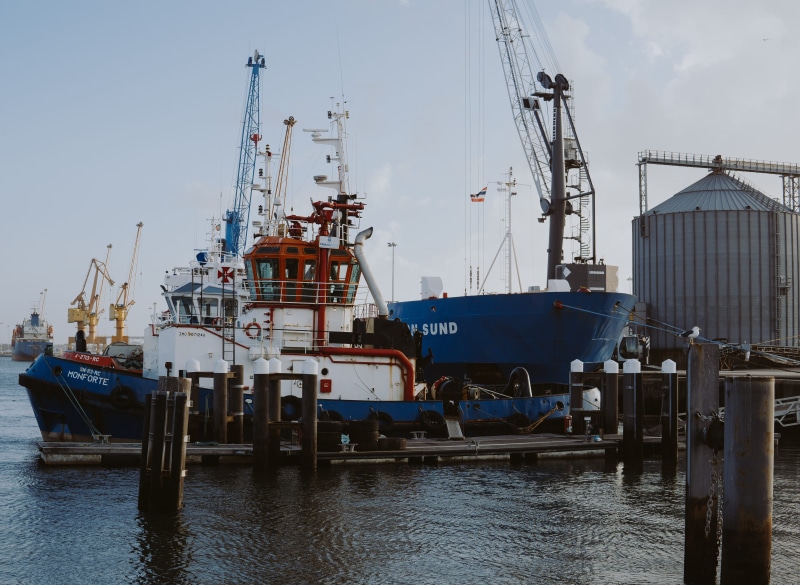 sky, sailship, metal, transportation, mode of transportation, shipping, architecture, blue, ocean, white, moored, fishing boat, industry, ship, nature