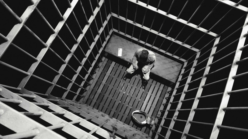 prison, city, 1080P, hd, movies, jail, cell, bw, sin