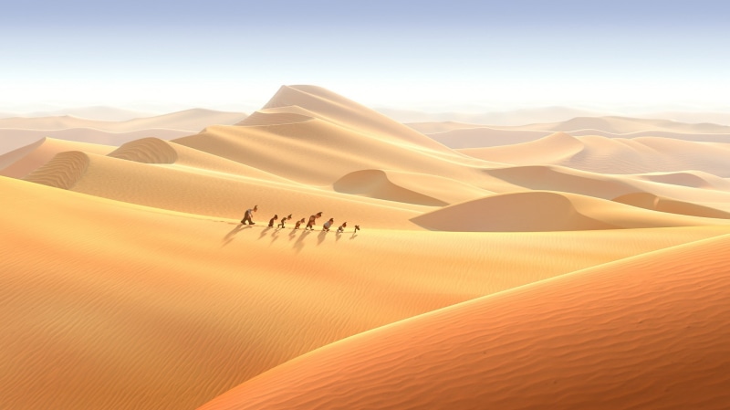 desert, hike, The 7th dwarf, 1080P, cartoon, sand, adventure, dwarves
