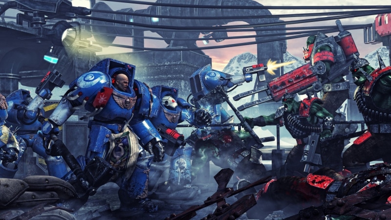 warhammer, marines, orks, terminator, space, ultramarine, 40k, 1080P