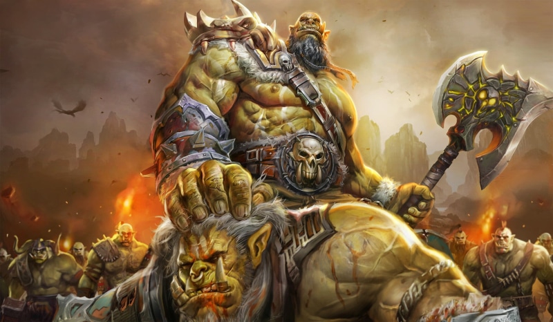 fantasy art, orks, 1080P, creature, artwork, warrior