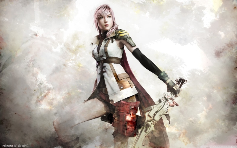 games, artwork, final, fantasy, 2K, lightning, xiii
