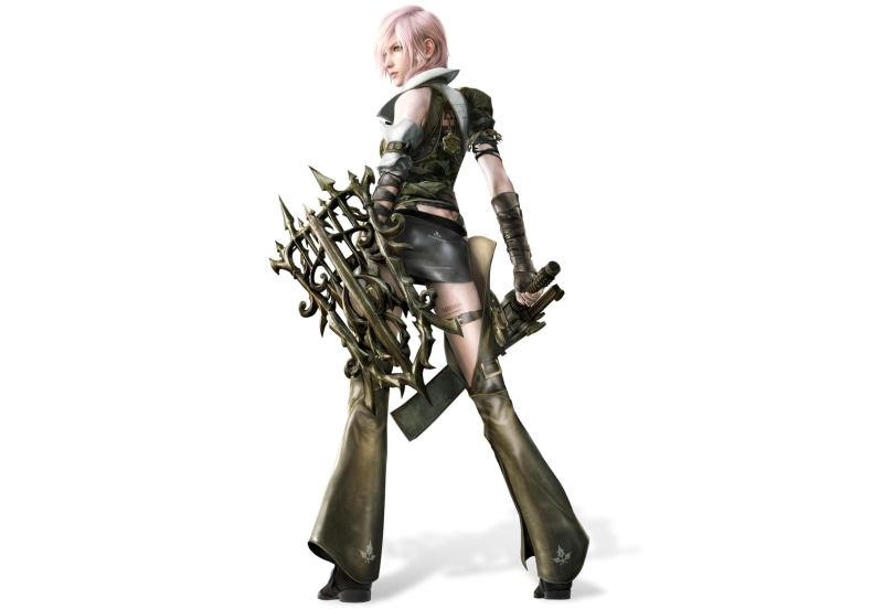young women, beautiful woman, confidence, indoors, females, xiii, lightning, Claire Farron, Final Fantasy XIII, studio shot, returns, copy space, fashion