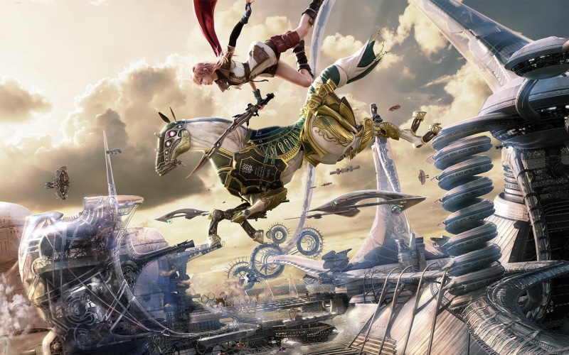1080P, final, xiii, fantasy, lightning, games, odin