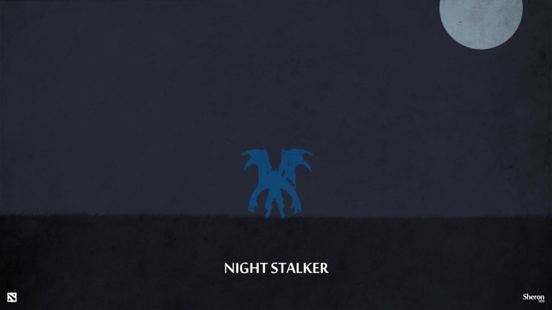 moon, close-up, illuminated, wall - building feature, blue, representation, Night Stalker (DOTA 2), sign, western script, indoors, no people, copy space