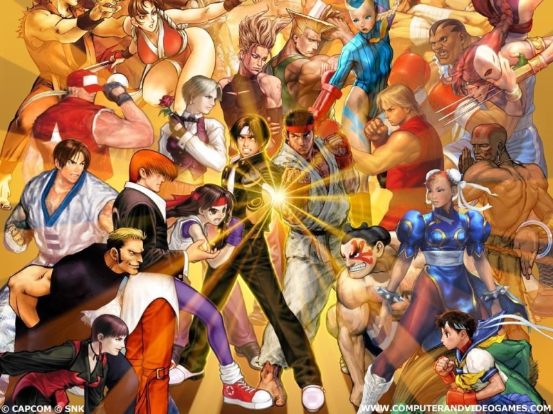 art, Capcom, SNK, fighter, Games, vs, street, video, street fighter, hd, 480P