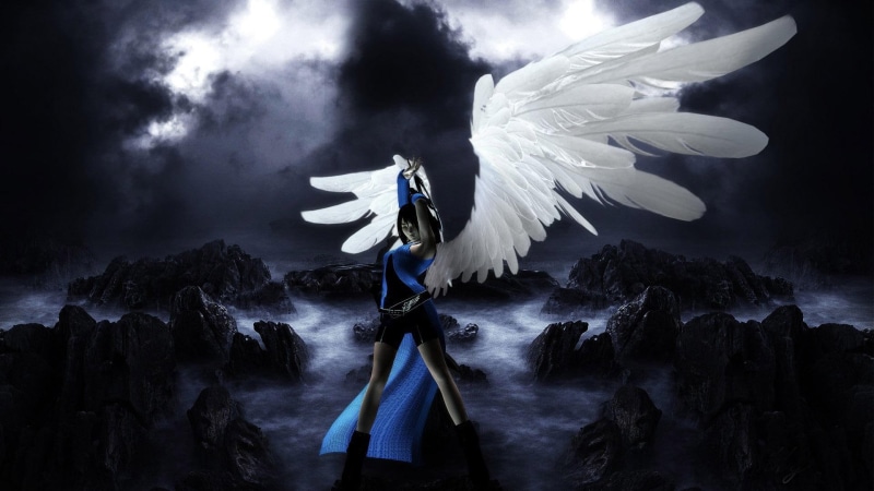 1080P, white, rinoa, rinoa heartilly, games, heartilly, final fantasy viii, final fantasy, viii, final, fantasy, wing, 1920x1080