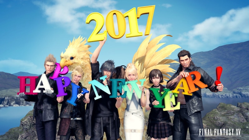 poster, fantasy, smiling, nature, emotion, friendship, final, adult, clothing, cloud - sky, Final Fantasy XV, females, people, sky, Final Fantasy, group of people
