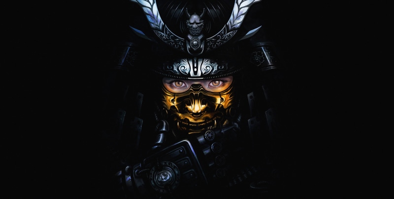 Eyes, 2K, Helmet, Look, Art, Face, Style, Samurai Girl, Mask, by W K, Girl, Armor, W K, Asian, Minimalism