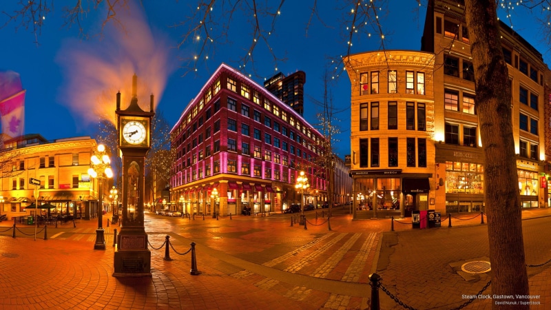 2K, Architecture, steam, gastown, clock, vancouver